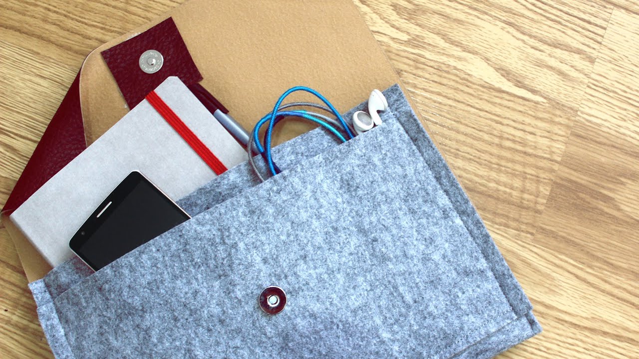 KEÇE ÇANTA YAPIMI 👝 DIY Felt Handbag