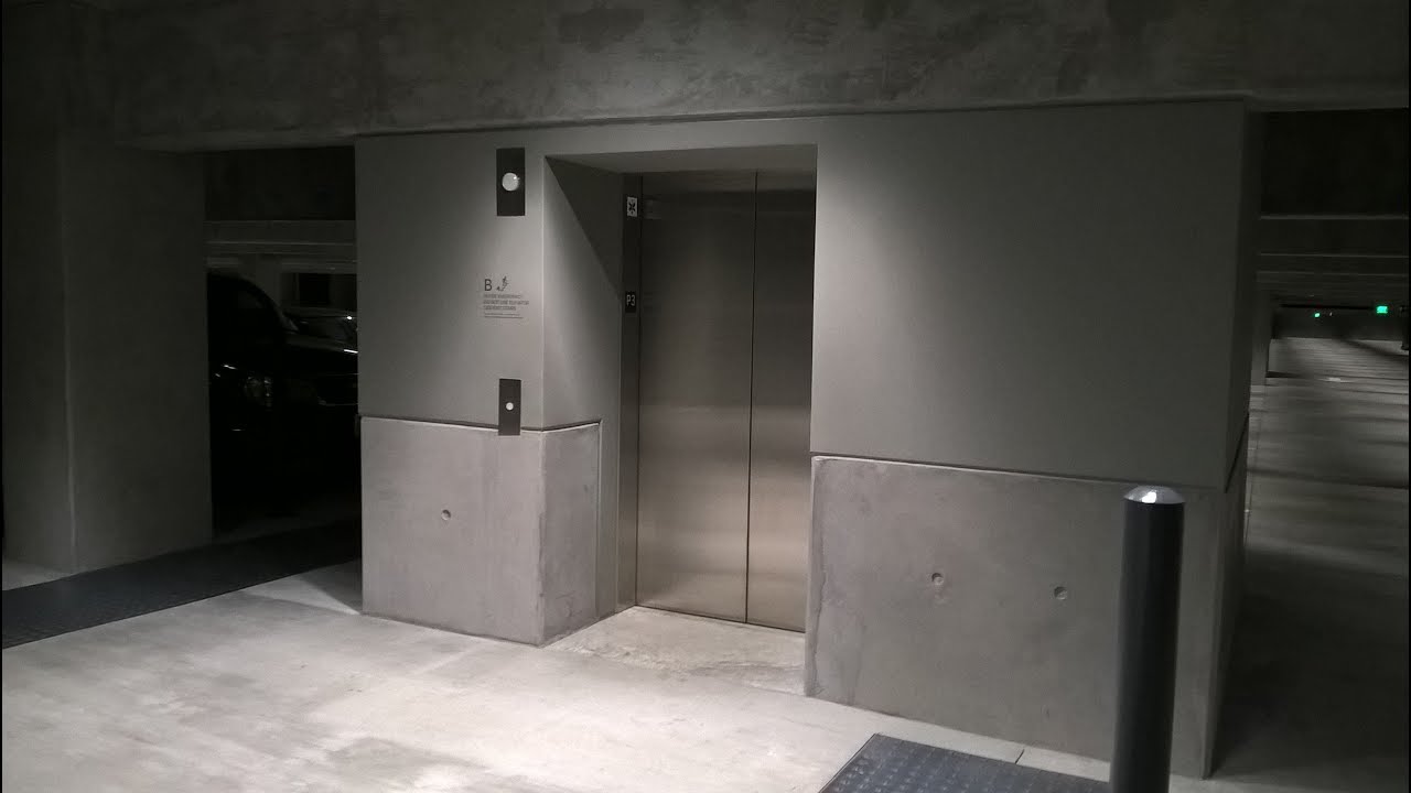 MITSUBISHI ELEVATORS @ Apple Visitor Center Parking Garage, Cupertino CA