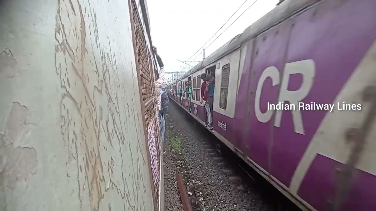 PANVEL to TILAKNAGAR Railway Station full Journey EMU Trains Various Action Crossings