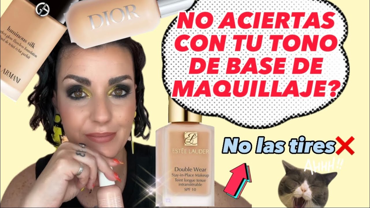 CÓMO SABER TU TONO DE BASE DE MAQUILLAJE? NO ACIERTAS?