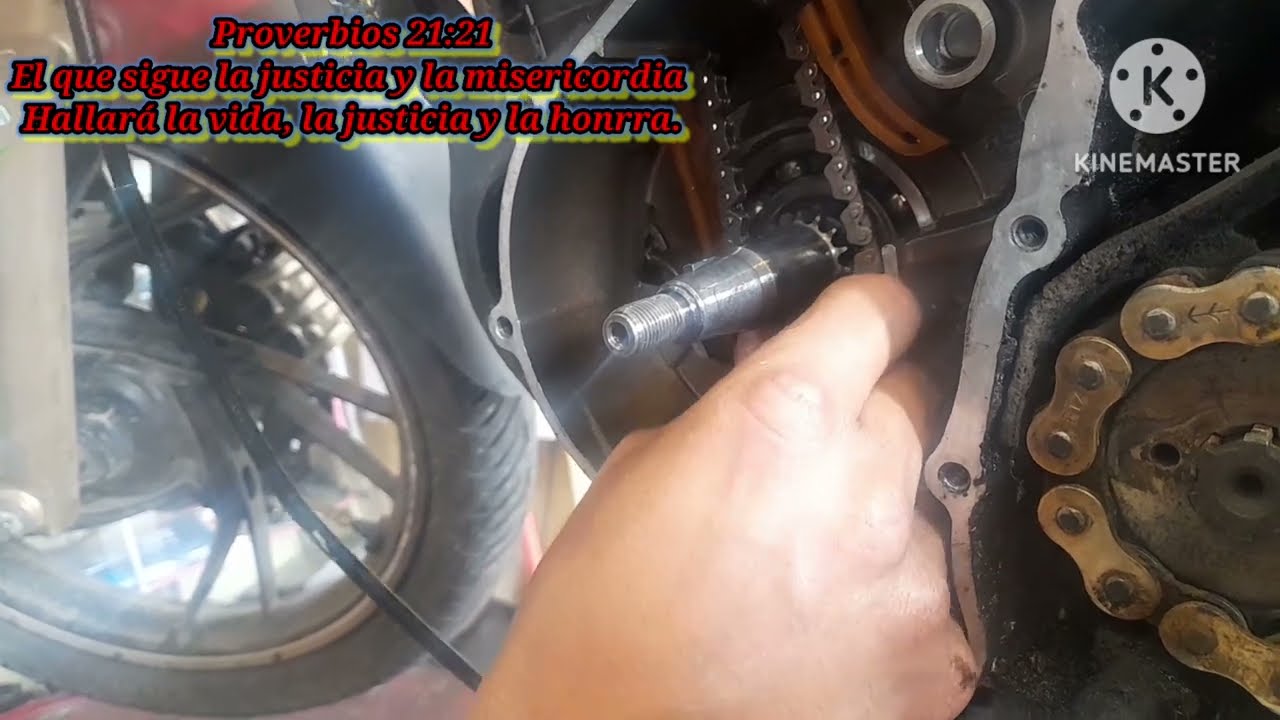 RTR 200 Cambio cadenilla y árbol de levas.