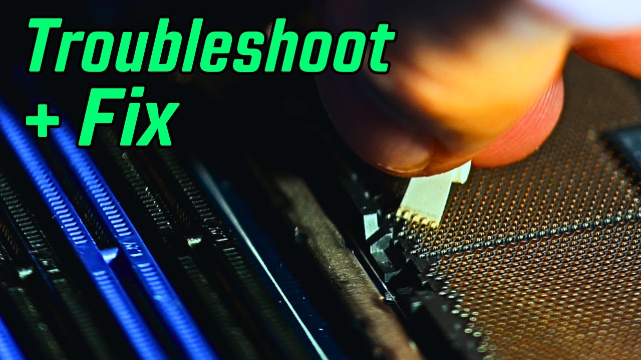 How To Fix Bent CPU Socket Pins Easy!