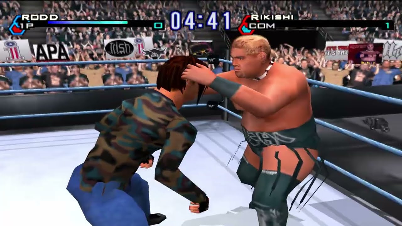 WWF SmackDown!  well damn he's good!