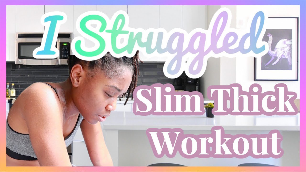 At Home Slim Thick Workout | I Struggled ...BAD! (Skinny to Thicc Fit Journey)