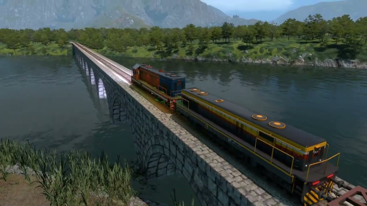 Derail Valley | Delivering Steel Slabs from SM to GF (Full Unloading Mission)