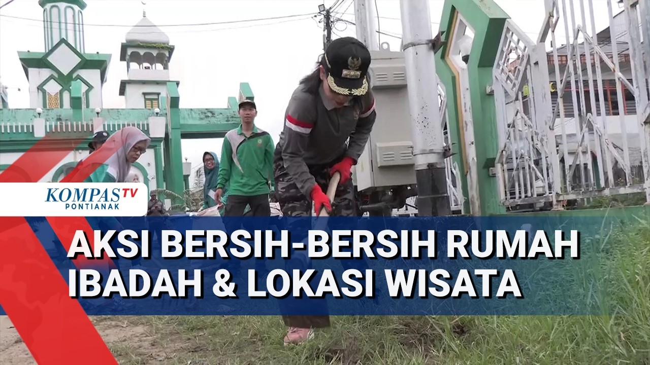 Sambut Imlek dan Ramadan, ASN, TNI, Polri hingga Pelajar Bersih bersih Kota Singkawang