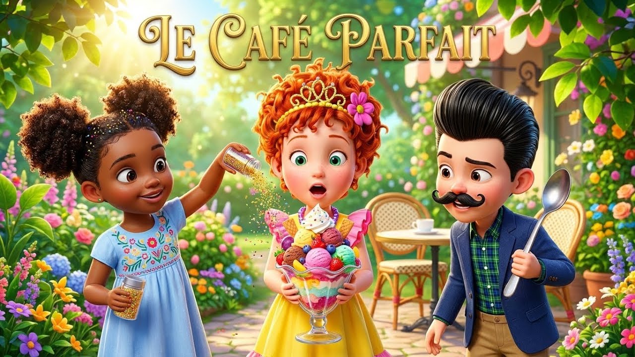 Fancy Nancy Serving the Grumpy Critic! Le Café Parfait Challenge 🍨 | Funny Fancy Nancy 3D Animation