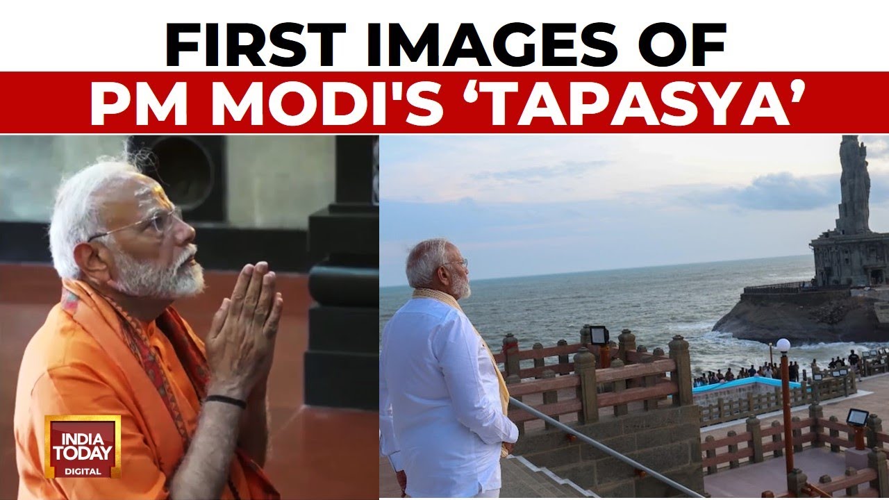 PM Modi Begins 45-Hour Meditation At Vivekananda Rock Memorial: To Consume Liquid-Only Diet
