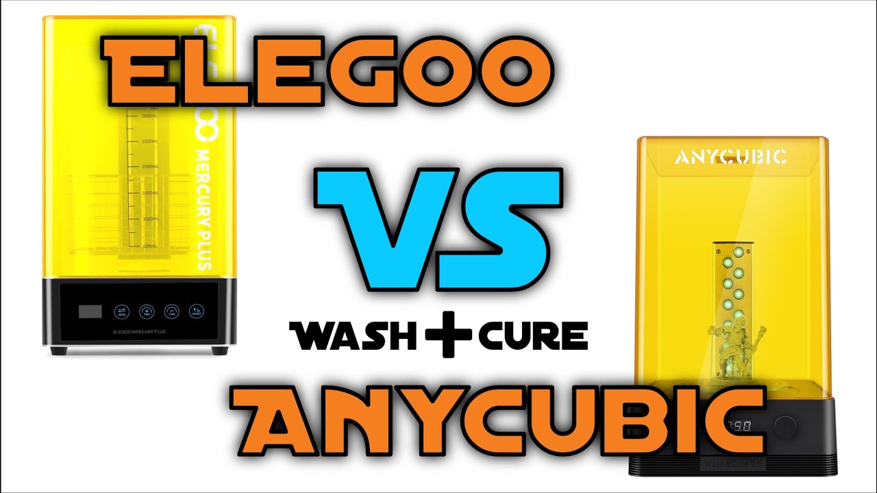 Elegoo Vs Anycubic - Washing and Cleaning Station Showdown?
