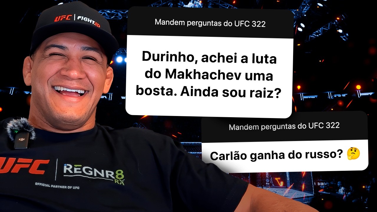 RESPONDENDO PERGUNTAS DA INTERNET SOBRE O UFC 322