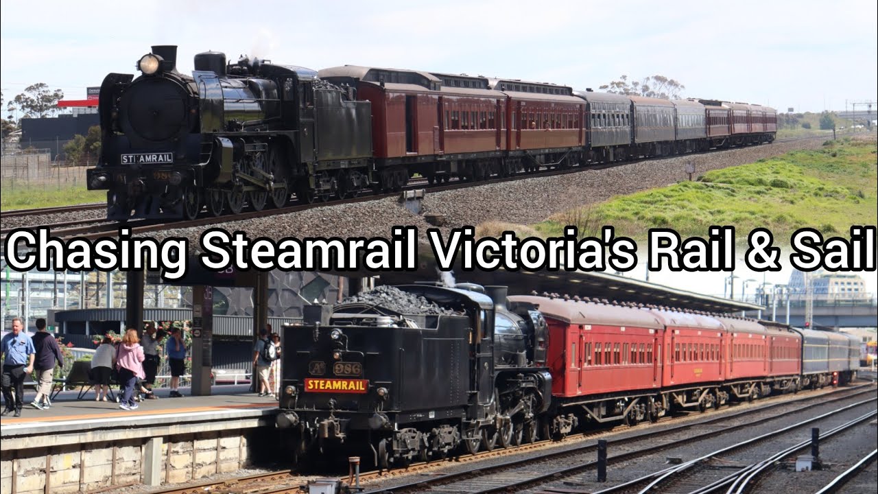 Chasing Steamrail Victoria's Rail & Sail with @VictorianRailway 