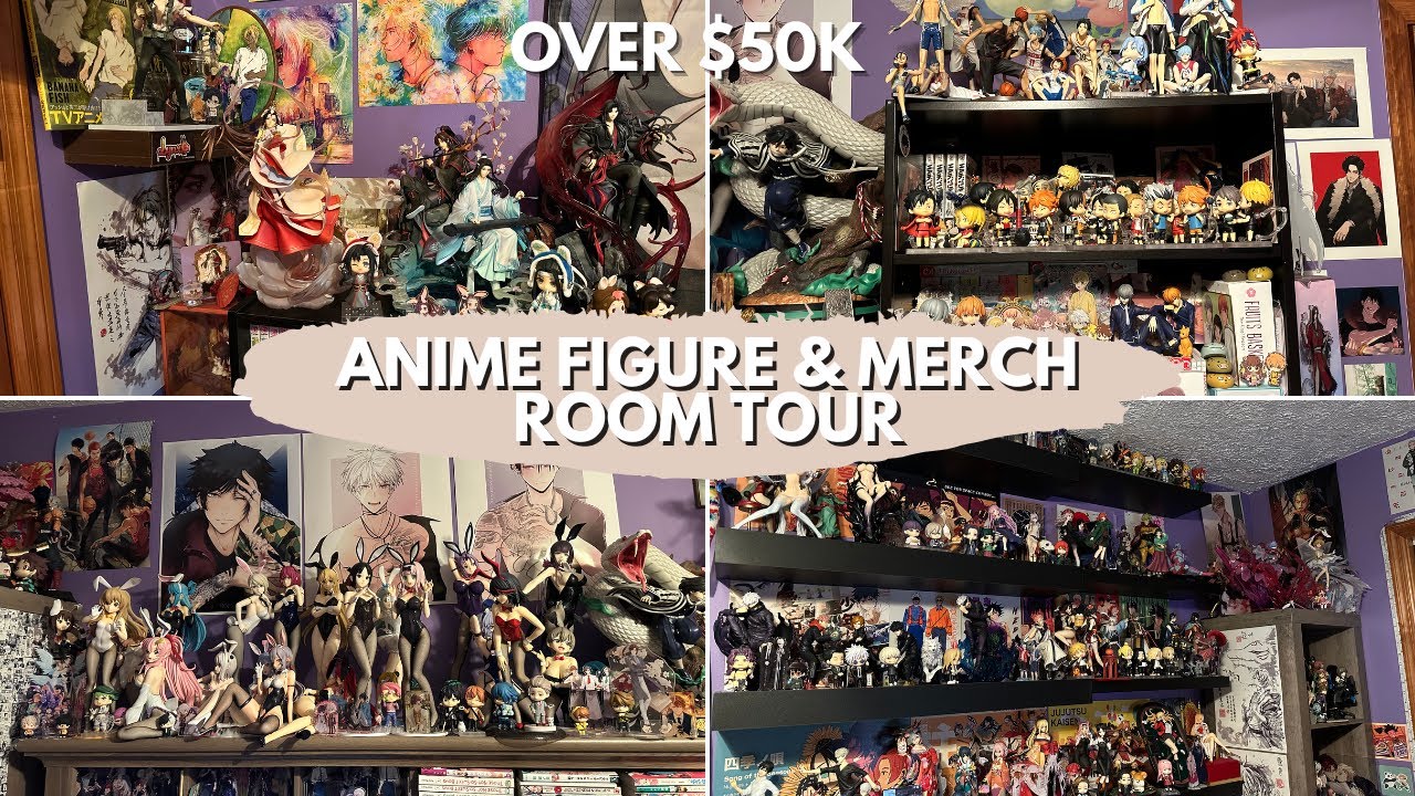 My 2025 Anime Room Tour | Anime Figures, Manga, Merch & More!