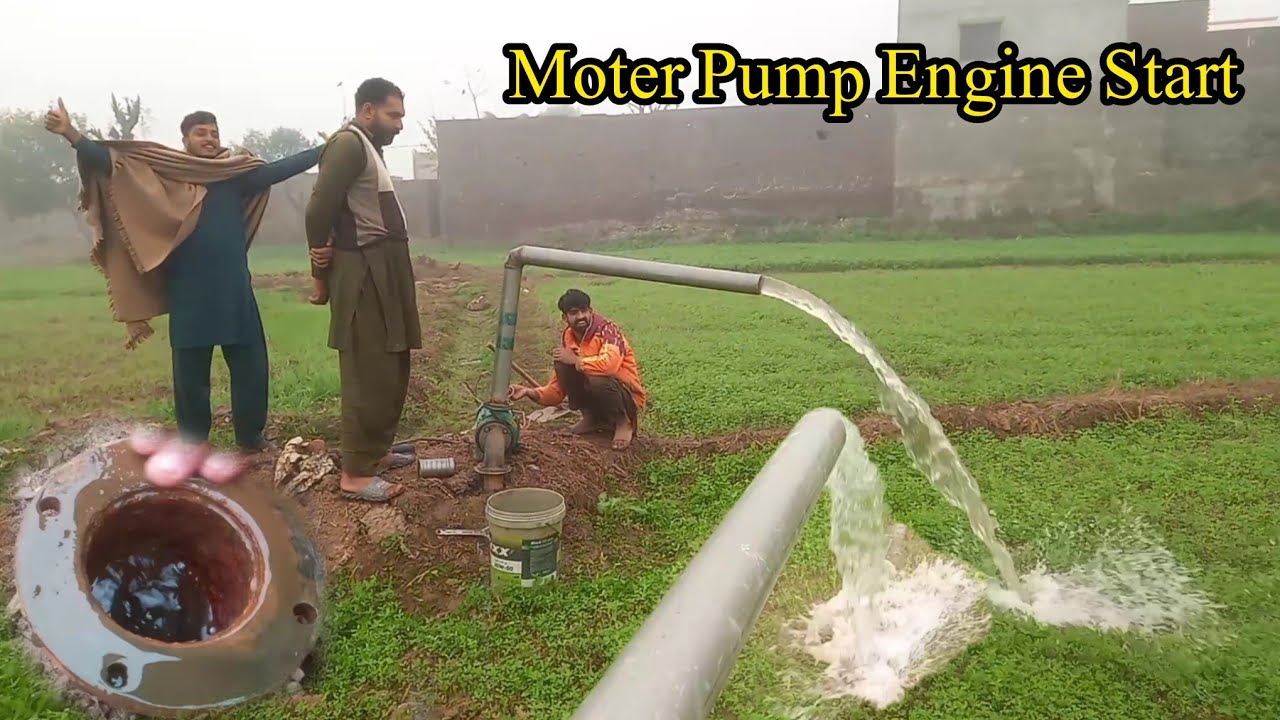 Motor Pump Engine Start || My Routine in Winters ☻️