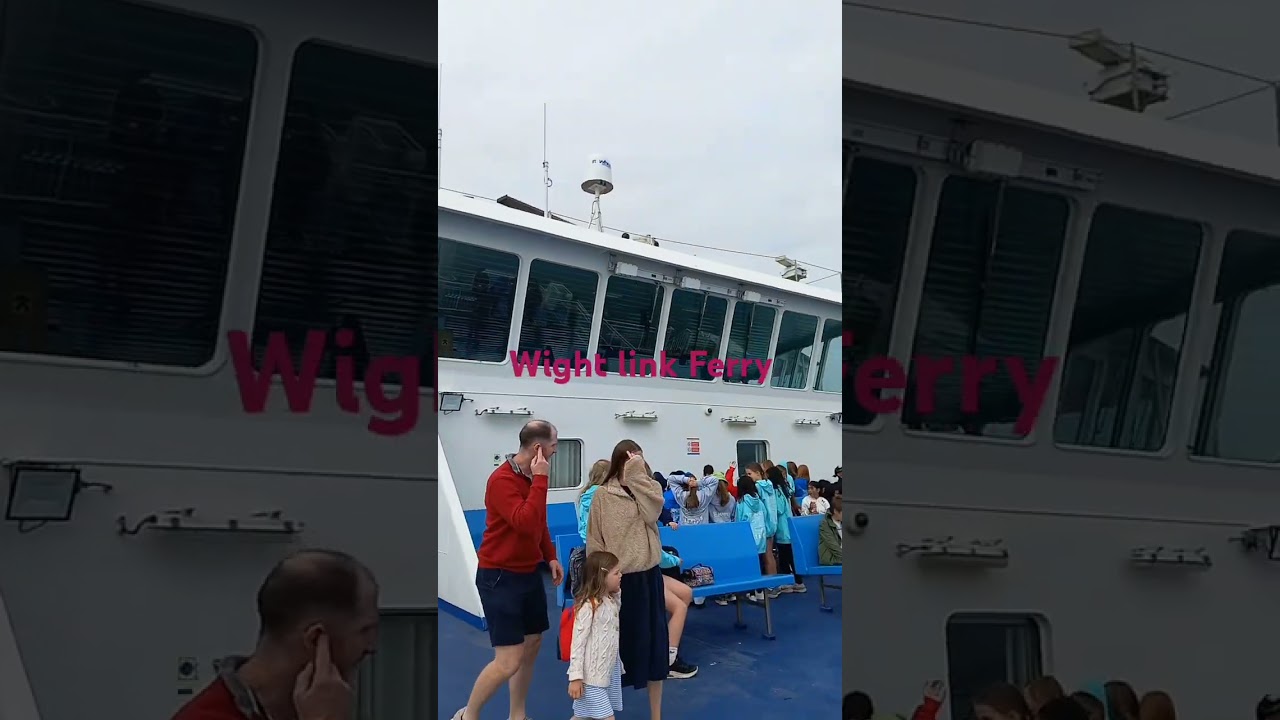 Wight link Ferry from Portsmouth, England 