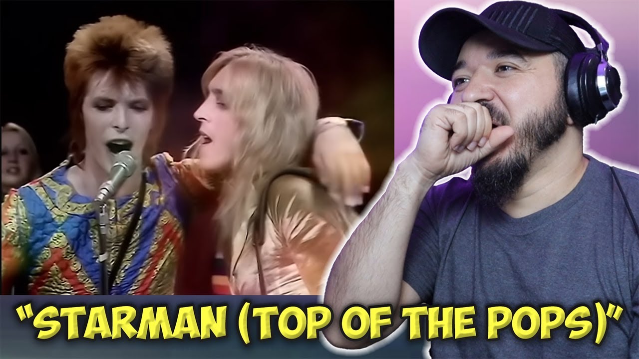 Первый раз смотрю реакцию Дэвида Боуи на Starman Top of the Pops!