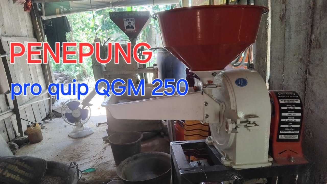 Mesin penepung pro quip QGM 250 