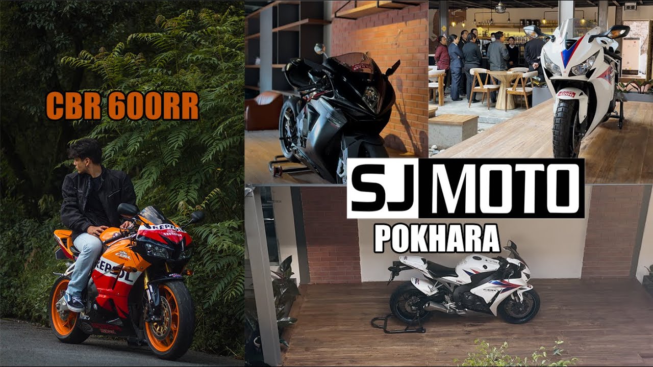 SJ MOTO cafe in POKHARA. CBR 600rr