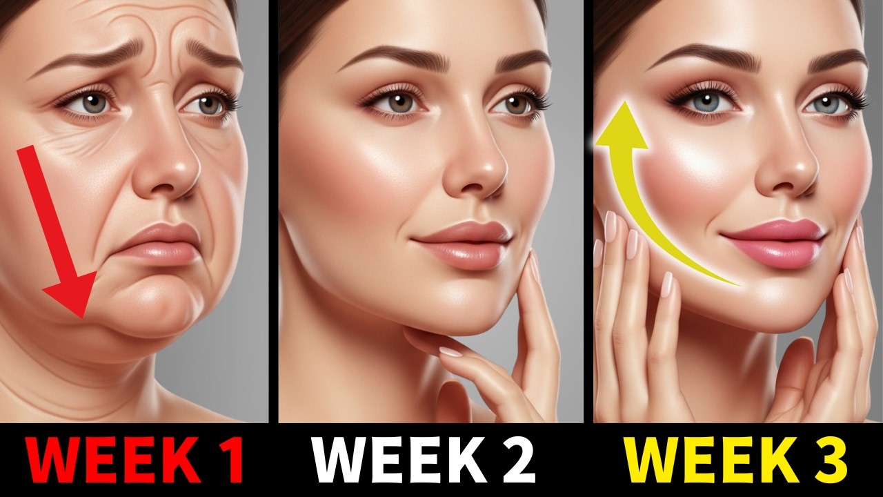 Mewing + Face Yoga to Eliminate Double Chin & Sculpt Your Jawline FAST