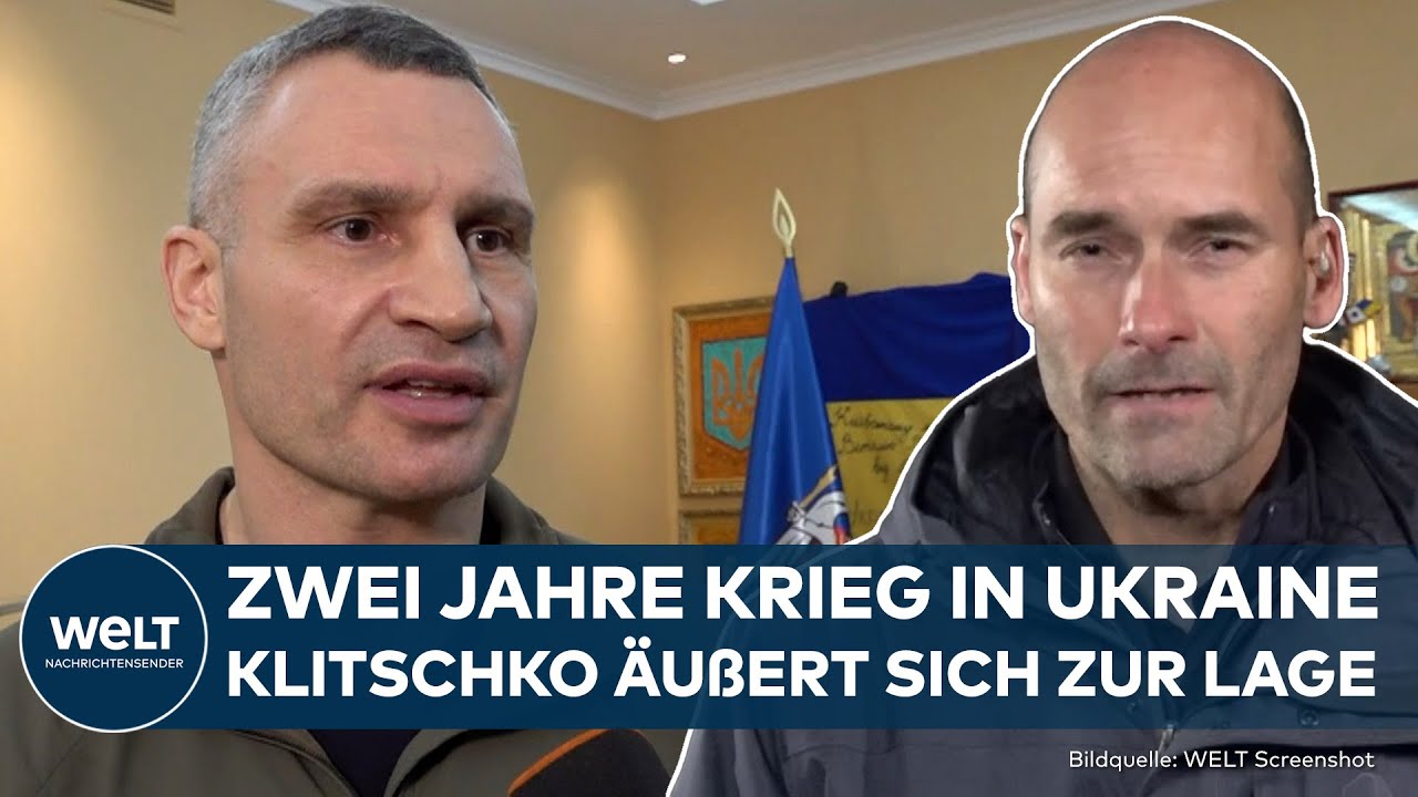 PUTINS KRIEG: Kiews Bürgermeister Vitali Klitschko äußert sich zur Lage in Ukraine und einem Frieden