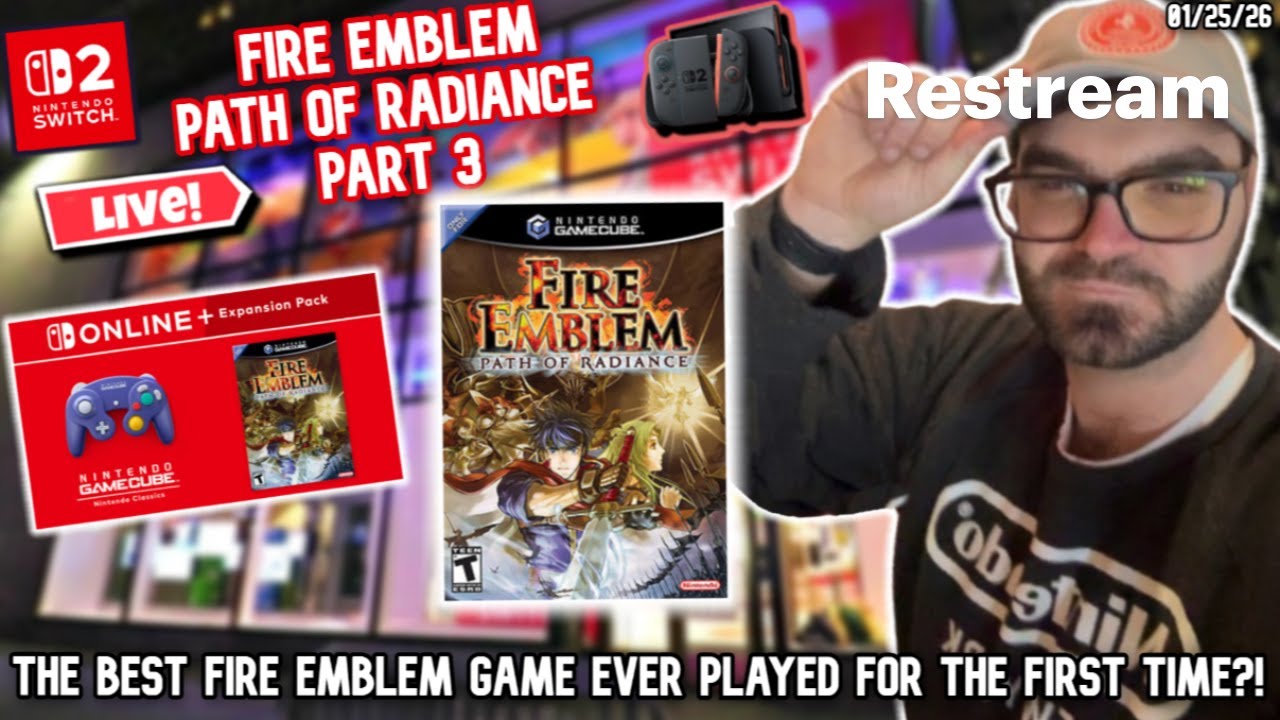 FIRE EMBLEM PATH OF RADIANCE NSO FIRST TIME PLAYTHROUGH #3