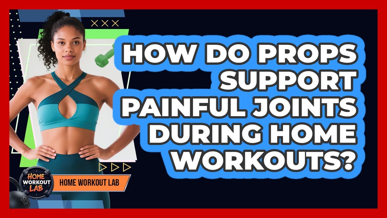 How Do Props Support Painful Joints During Home Workouts?