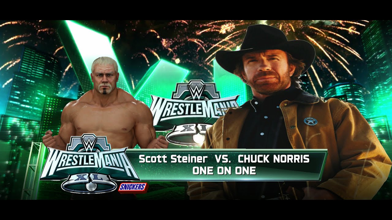 Scott Steiner vs Chuck Norris   Wrestlevania
