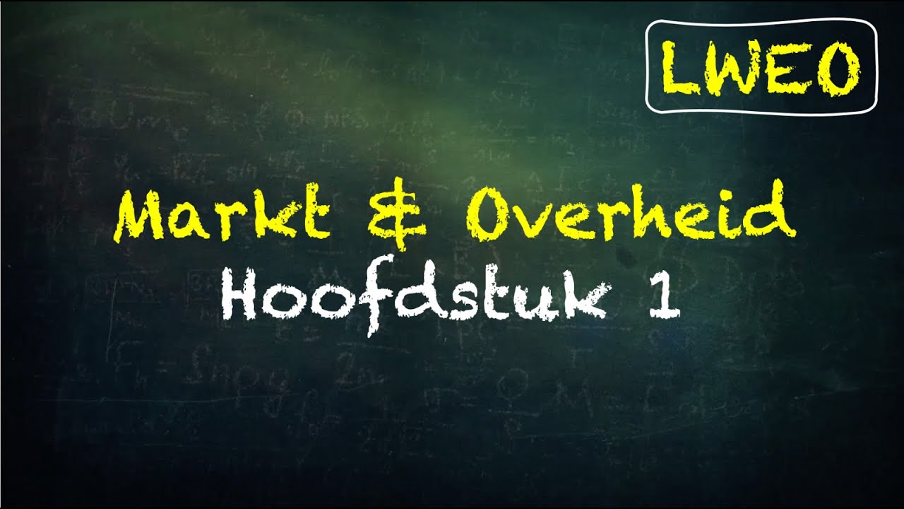 ‘Markt & Overheid' LWEO Hoofdstuk 1 - economie havo