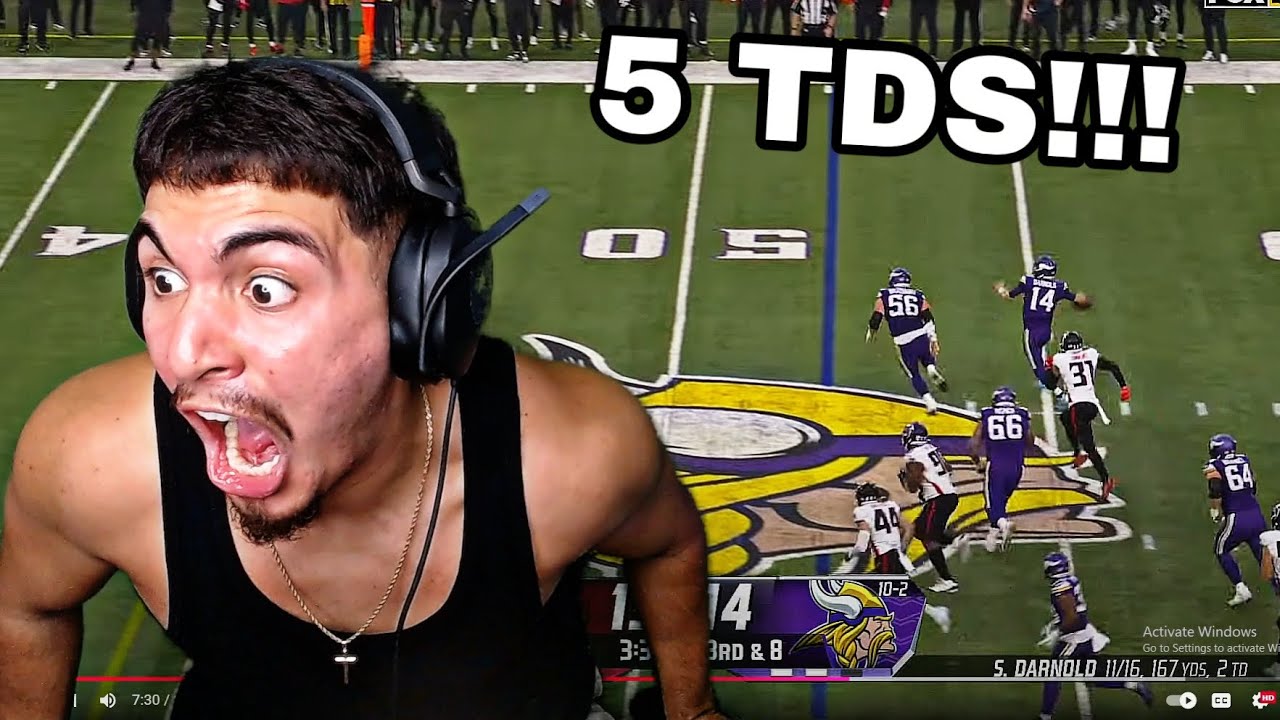 Sam Darnold Threw 5 TOUCHDOWNS?! Falcons vs. Vikings | 2024 Week 14 Game Highlights