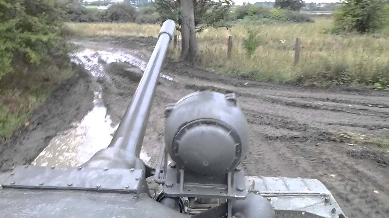 T55 ride - Geländefahrt - russian tank russicher Panzer