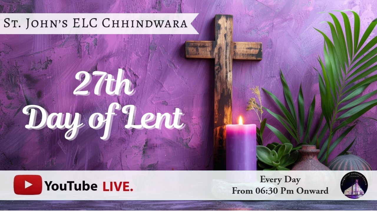 27th Prayer Meeting of Lent | Mar. 16 2026 | 06:30 PM | LIVE