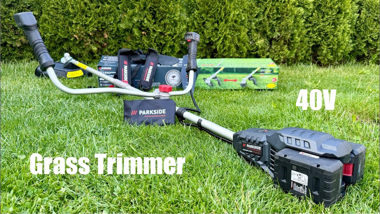 Parkside Performance Brush Cutter 40V 2-in-1 - Unboxing & Test