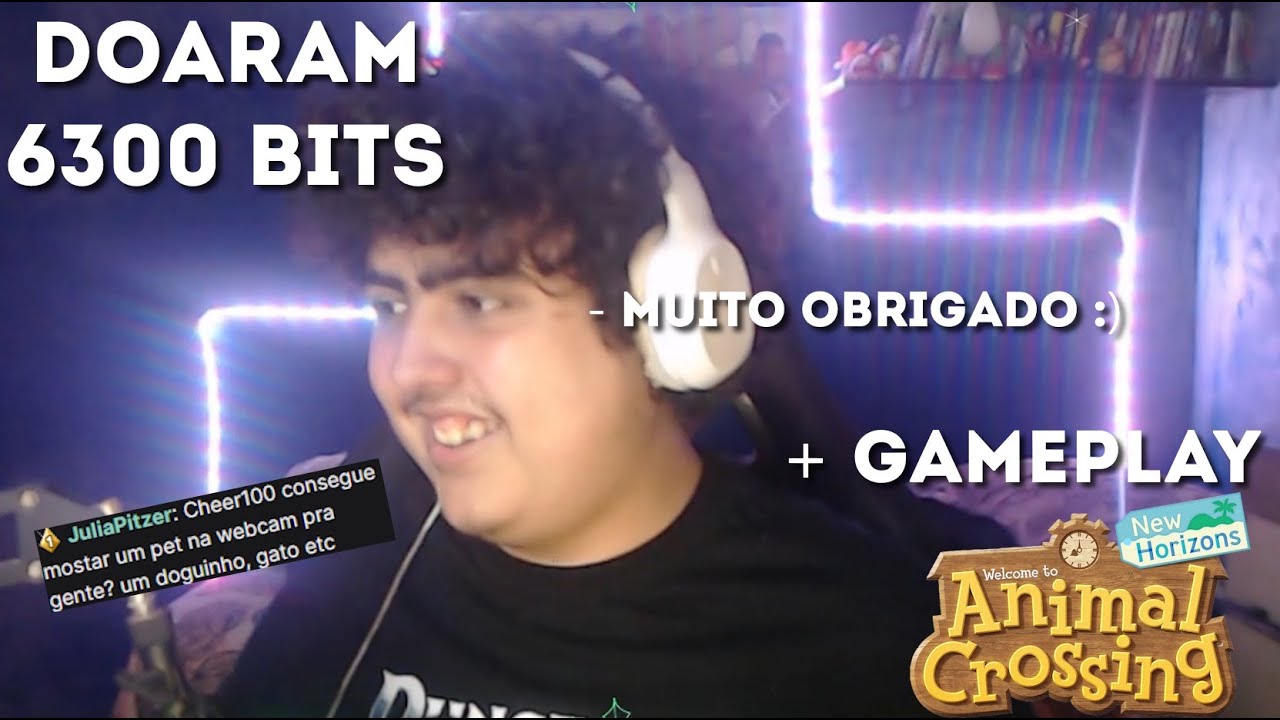O DIA QUE DOARAM 6300 BITS NA LIVE - Gameplay Animal Crossing New Horizons