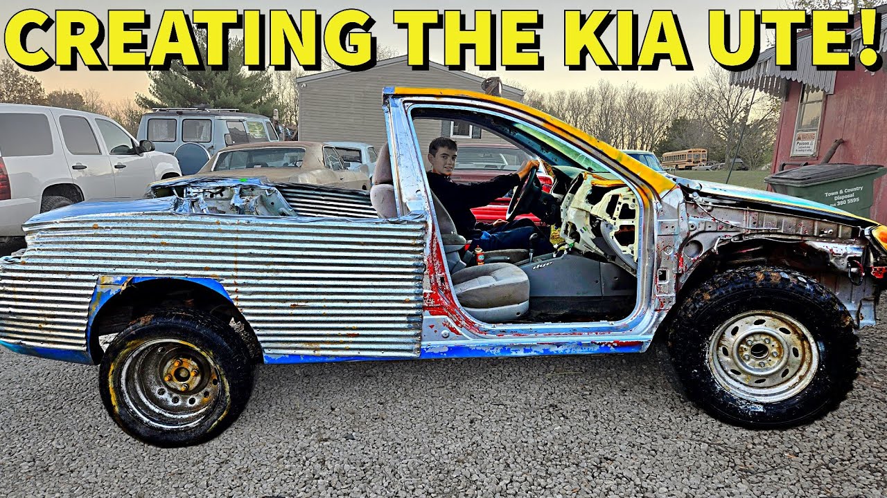 Turning a KIA Into a TRUCK! Now With Mud Tires!