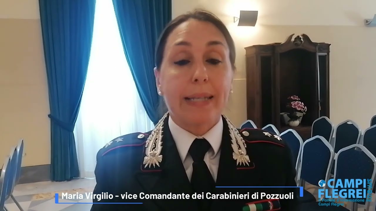 Maria Virgilio vice comandante dei carabinieri di Pozzuoli