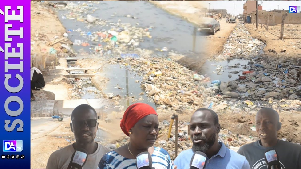 Kaolack- Les canaux à ciel ouvert, un danger permanent : « C’est comme si nous n’avons pas 