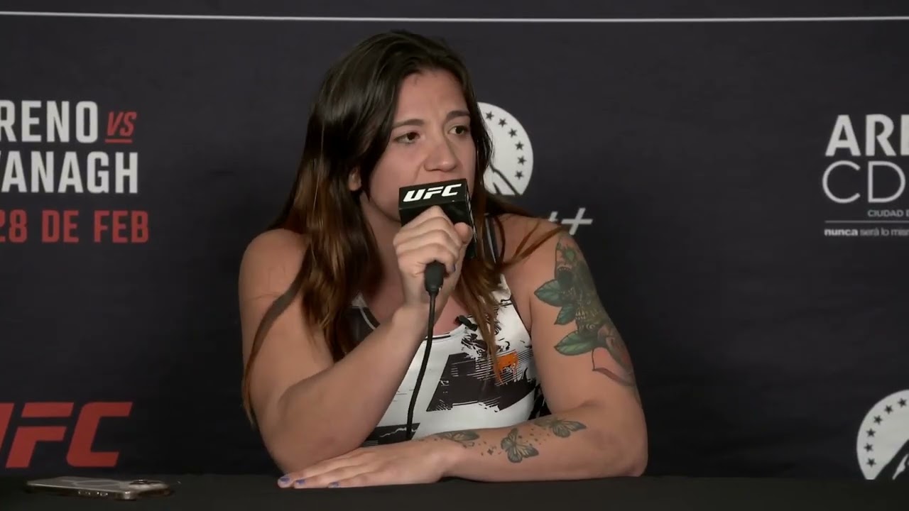Ailin Perez full UFC Mexico City pre-fight media day interview