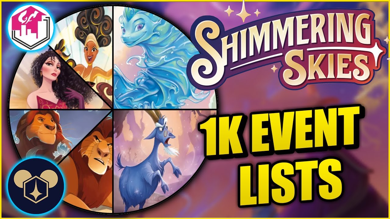 LORCANA 1K TOURNAMENT TOP 8 LISTS!