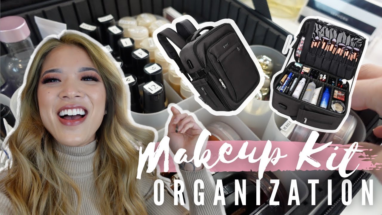 ORGANIZING MY NEW MAKEUP KIT: Storage and organization