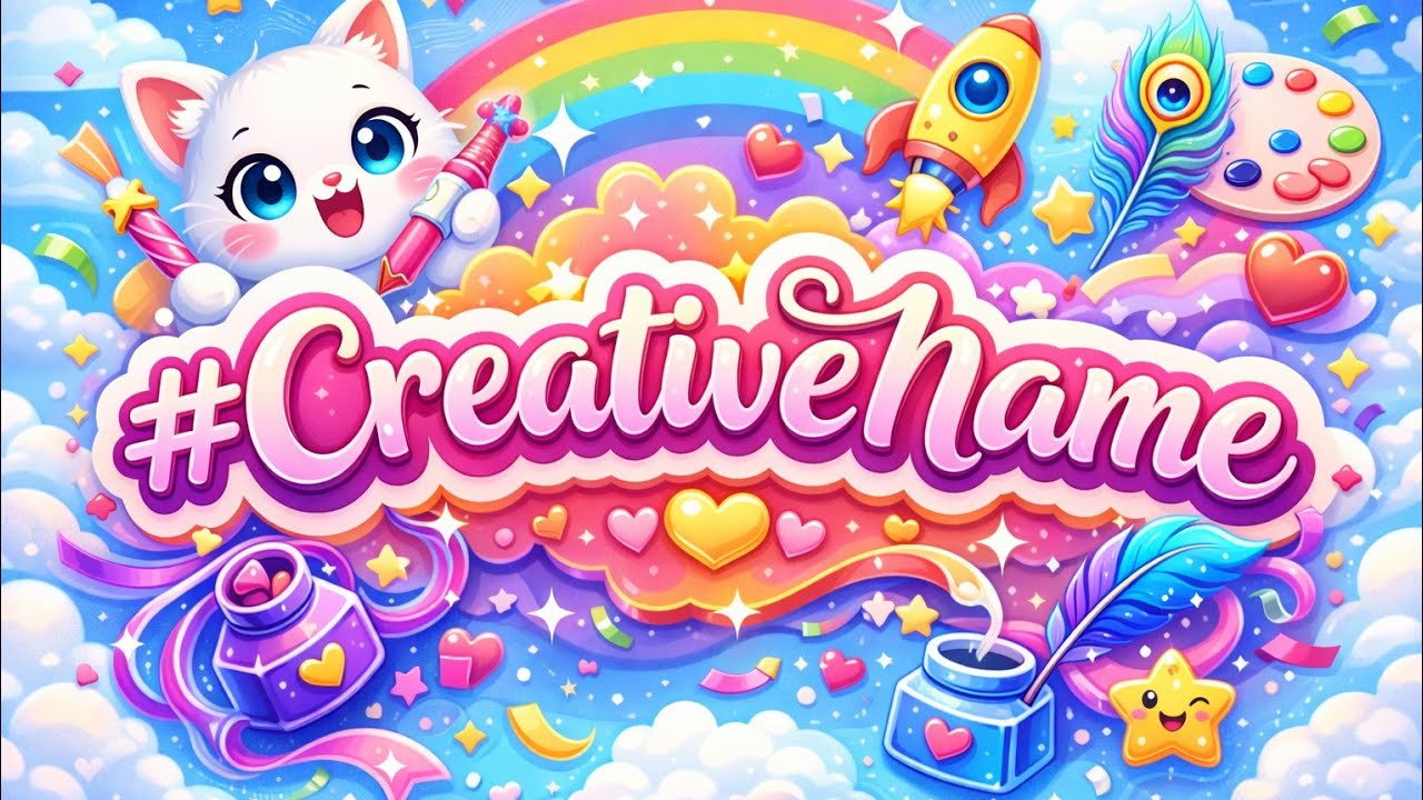 Aaj Banege Sabse Cute Creative Names Live 💖#Har naam kospecial love ke sath design kiya ja raha hai✨