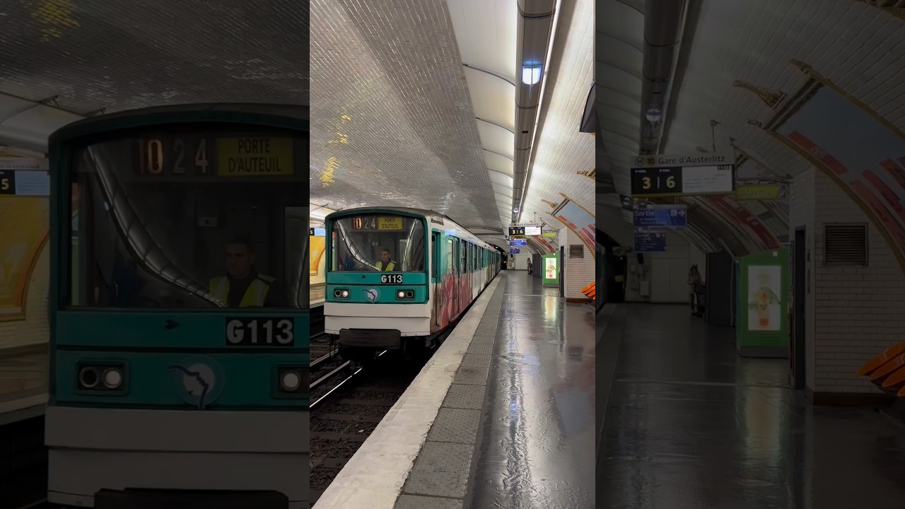 Impossible mais vrai : MF67 &agrave; contre-sens ! #mf67 #ratp #idfm #&nbsp;#metro #paris #railway #train