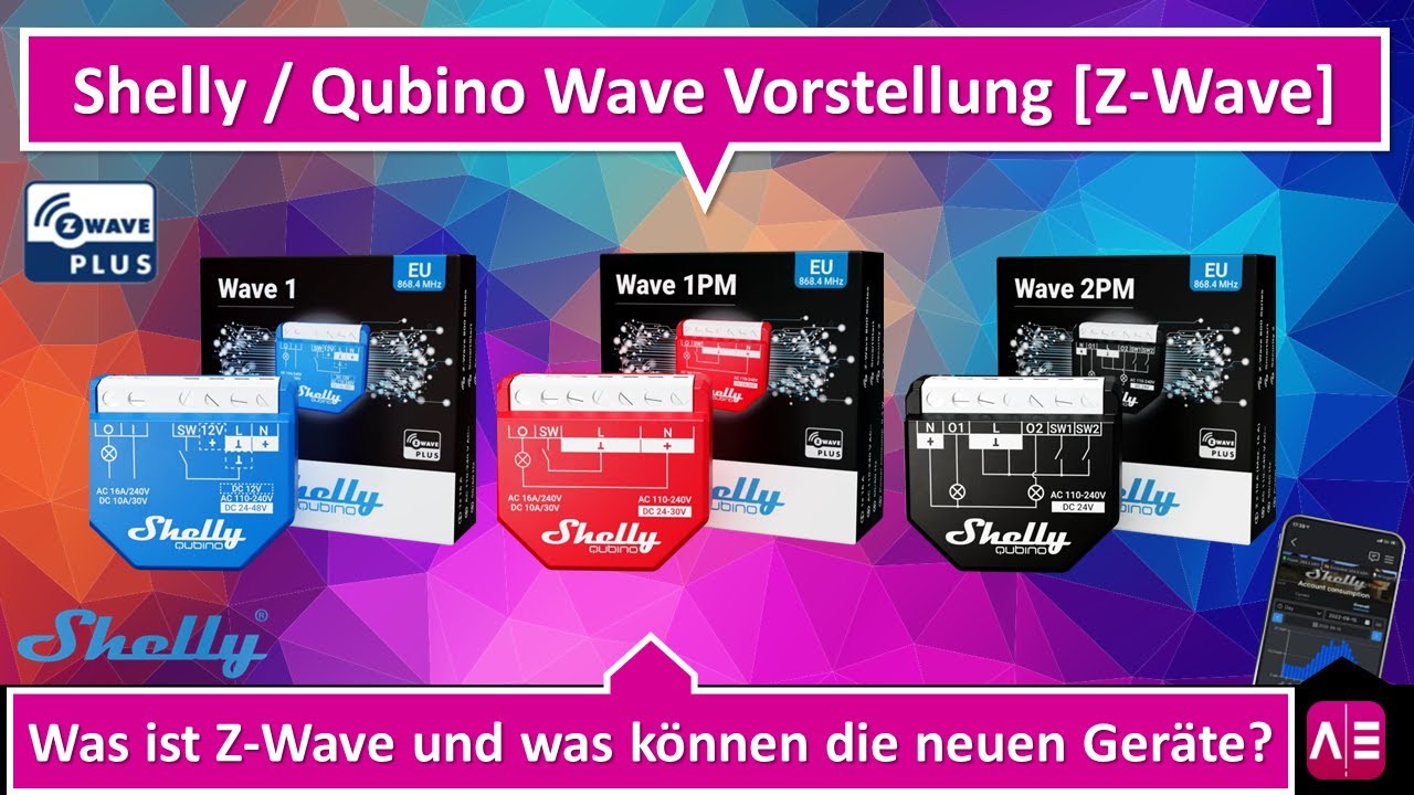 Shelly Qubino Wave Geräte, was ist Z-Wave & was können die Geräte? [Unboxing]