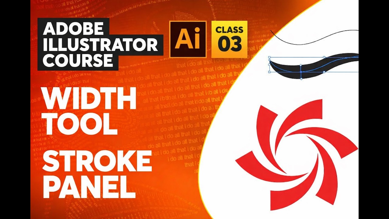 Step by Step Urdu/Hindi Tutorial – Illustrator Strokes ka complete guide