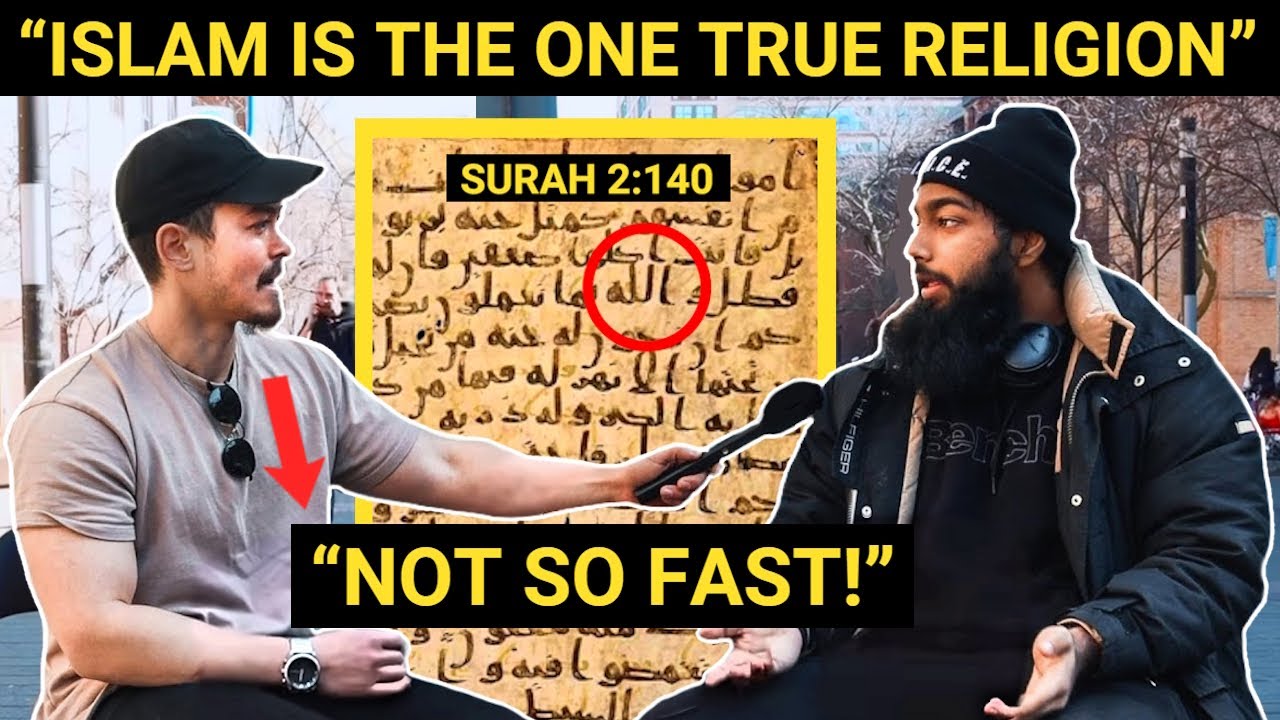 Street Preacher HUMBLY Destroys Muslim About God