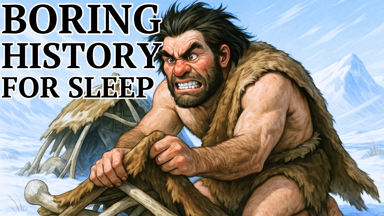 How Cavemen Built Warm Homes to Survive the Coldest Winters | Relaxing History for Sleep