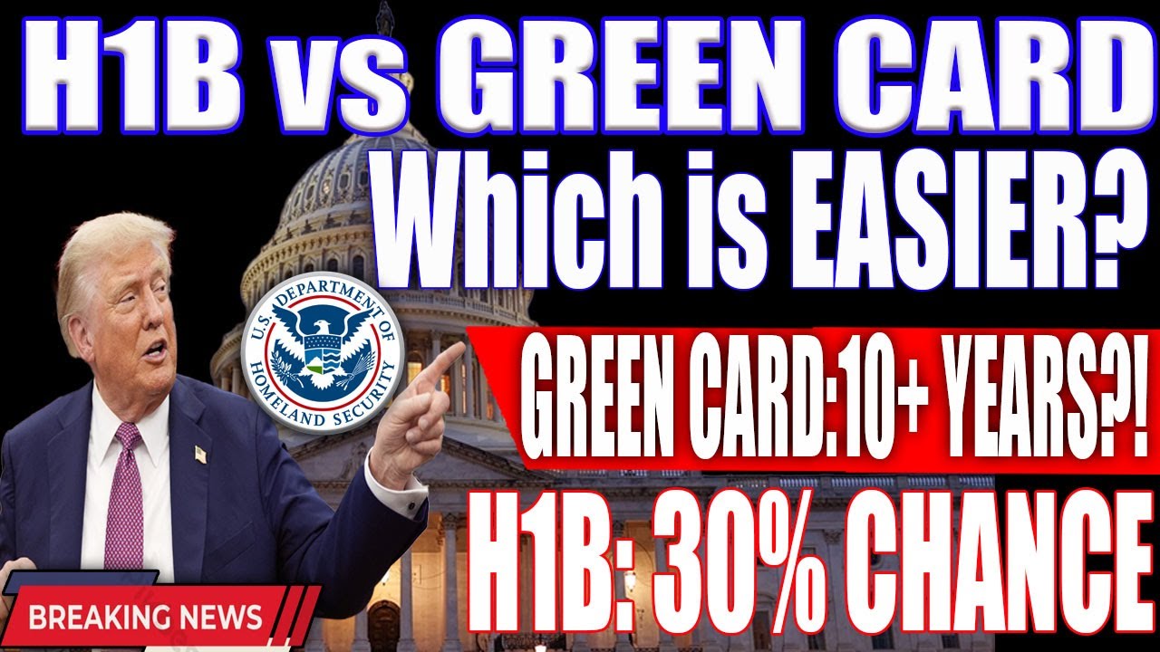 H1B Visa vs Green Card | Which Path is EASIER in 2025? | US Immigration Guide