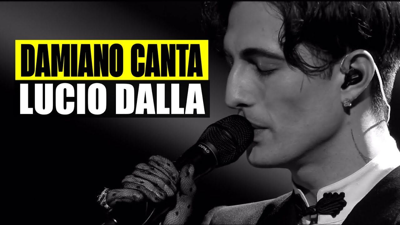 SANREMO 2025: DAMIANO DAVID CANTA FELICIT&Agrave; DI LUCIO DALLA. STANDING OVATION DELL'ARISTON
