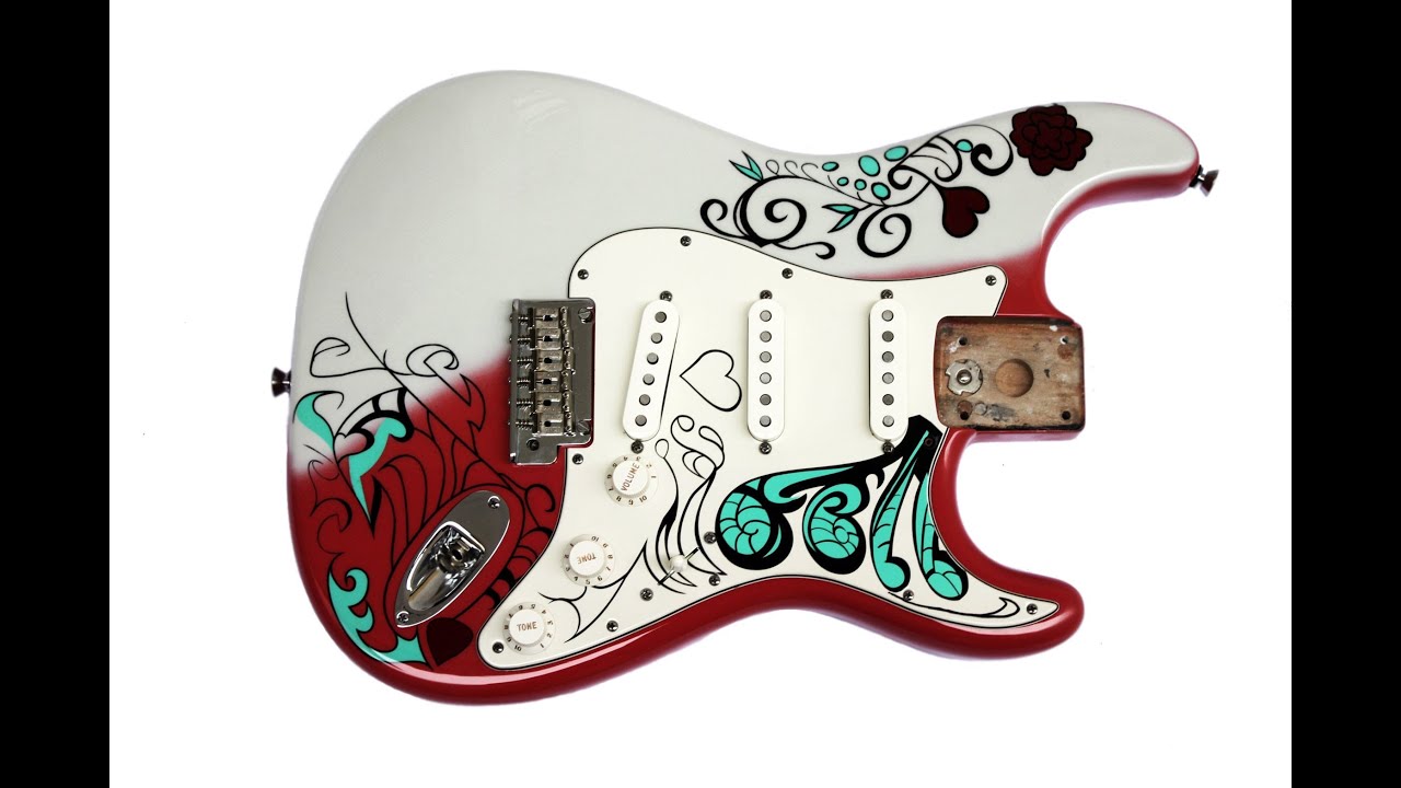 Jimi Hendrix Fender Monterey Pop Stratocaster - MUSIC KOLOR®