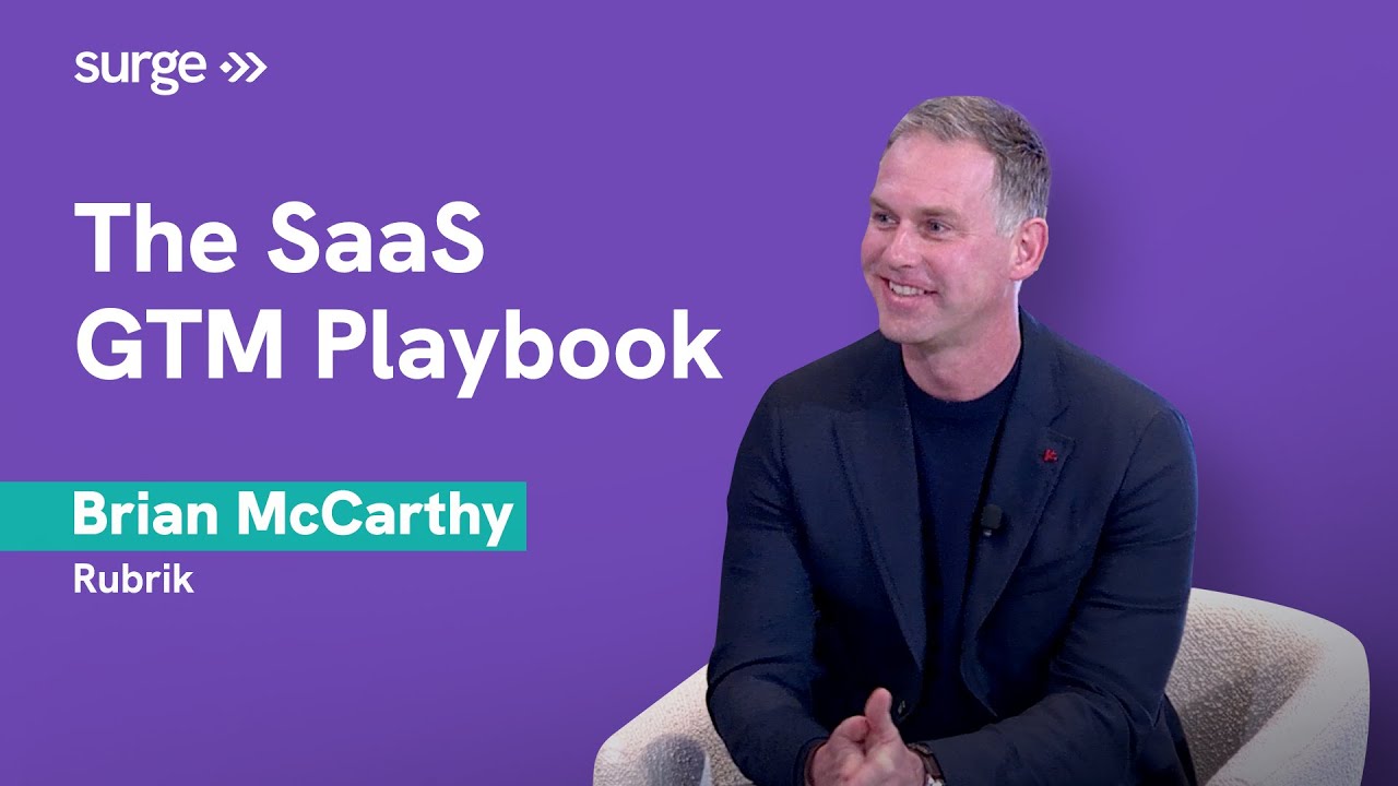 Rubrik's President of Global Revenue Brian McCarthy on Building a $1B+ ARR Machine & 5 C's of Sales