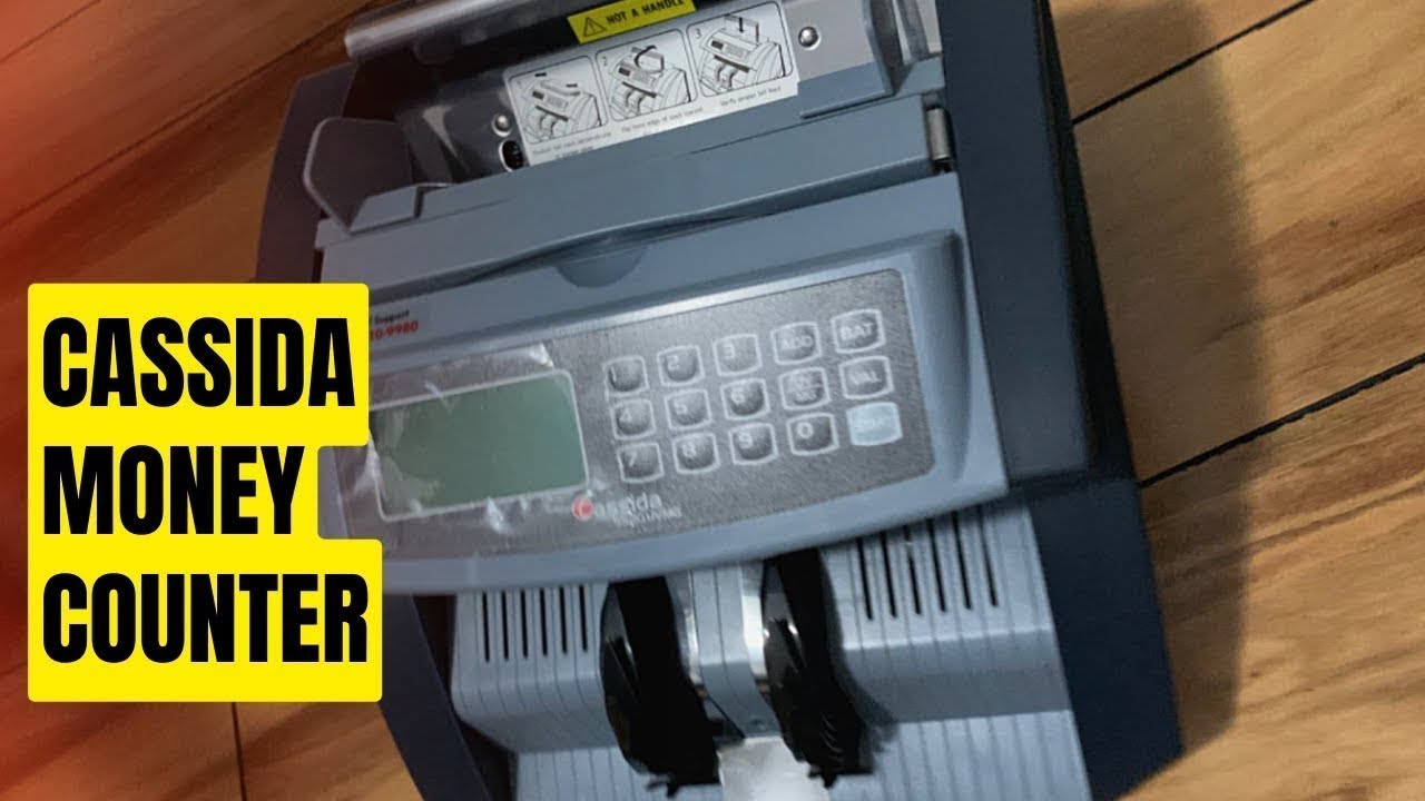 Cassida 5520 UV/MG - USA Money Counter Review | UV/MG/IR Counterfeit Detection, Add and Batch Modes