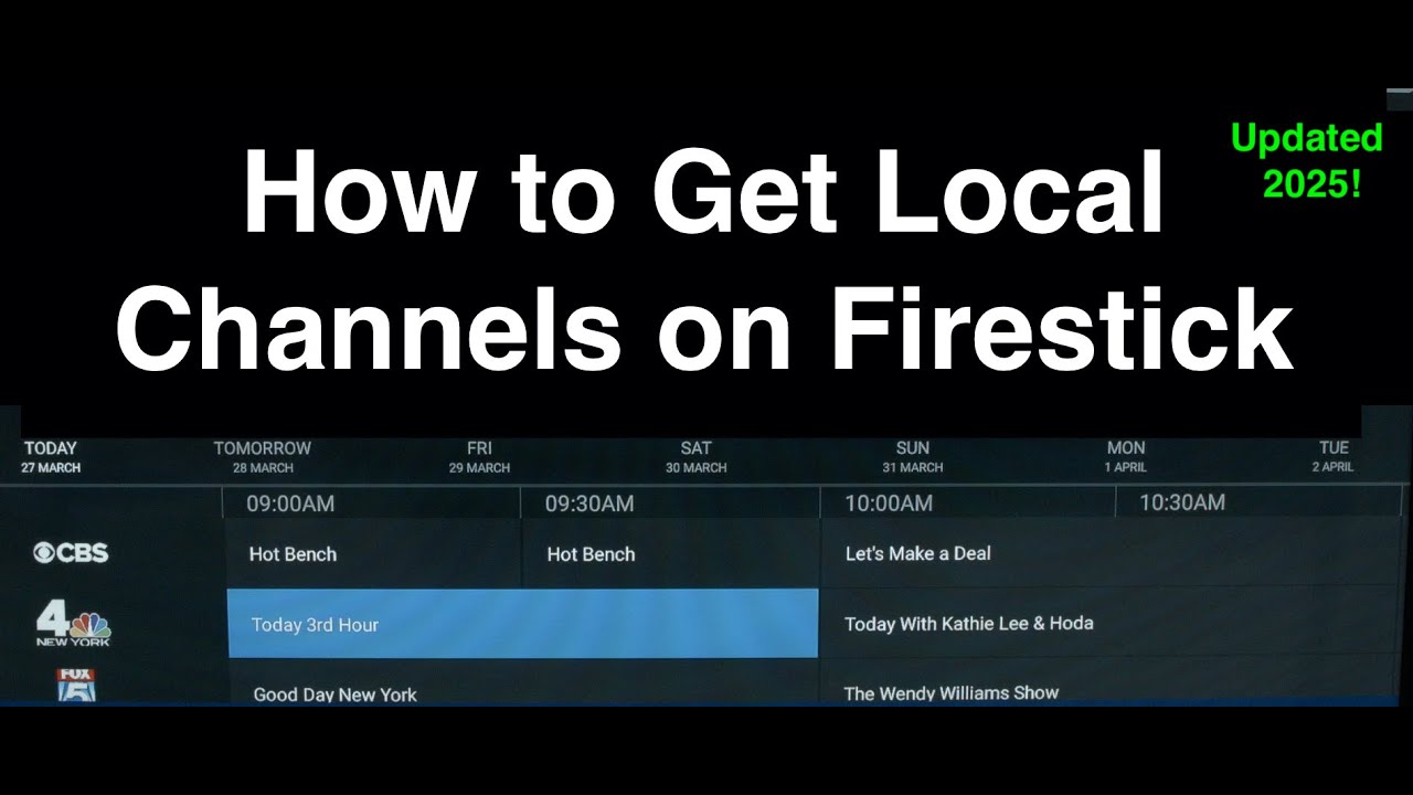 How To Get Local Channels On Firestick